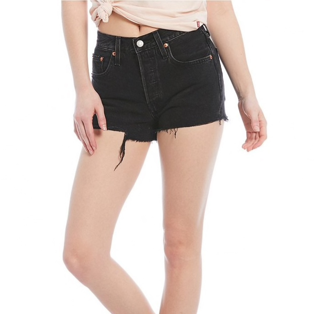 Levi's 501 Black Shorts